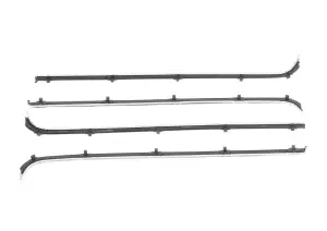 Front Door Beltline Window Felts - Black - 4pcs - 57-60 F100 F250 F350 Pickup - Image 3 of 3