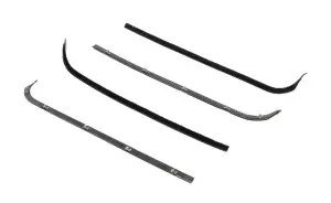 Front Door Beltline Window Felts - Chrome - 4pcs - 67-70 F-Series Pickup - Image 2 of 3
