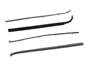 Front Door Beltline Window Felts - Black - 4pcs - 71-72 F-Series Pickup - Image 3 of 3