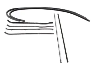 Door Window Channel Seal Kit - 8pcs - 48-52 Ford F1 F2 Pickup Truck - Image 1 of 3