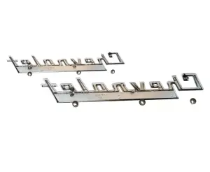 Front Fender Emblems - &quotChevrolet Apache 10" - Pair - 1960 Chevy C/K Pickup Truck Suburban - Image 3 of 3