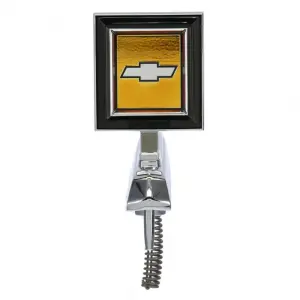 Hood Ornament Assembly - Bowtie - 81-87 Chevy CK Pickup Truck Blazer Suburban - Image 1 of 3