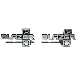 Fender Emblems - K5 Blazer - Pair - 81-88 Chevy CK Blazer - Image 1 of 3