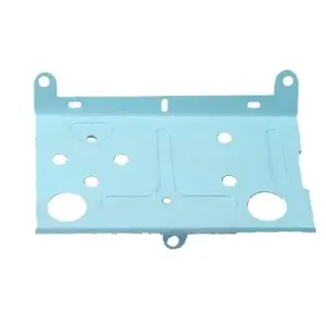 1976 Chevy Nova Battery and Temp Gauge Mount Plate - Blue - Rear - 71-76 Chevy Nova; 71-76 Ventura; 74 GTO
