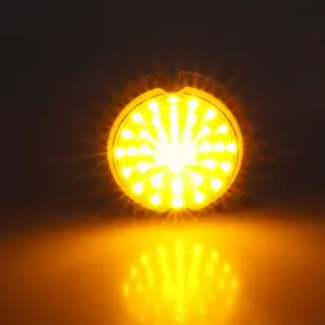 Park Lamp Lens - Clear  Amber LED - LH or RH - 51-53 GMC Truck Suburban - Image 1 of 4