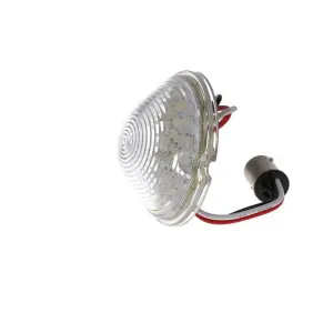 Park Lamp Lens - Clear  Amber LED - LH or RH - 51-53 GMC Truck Suburban - Image 2 of 4