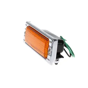 Park Lamp Assembly - LED - Amber - Chrome Bezel - 47-53 Chevy Truck Suburban - Image 3 of 4