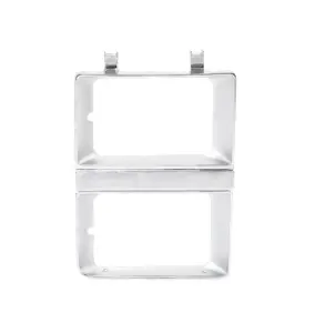 Headlamp Bezel - Chrome - Dual Headlight - RH - 81-82 Chevy GMC C/K Pickup Blazer Jimmy Suburban - Image 1 of 3