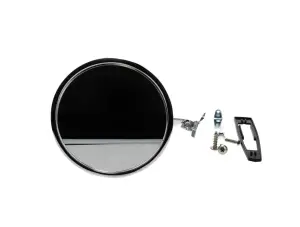 Outside Door Mirror - Round with Bowtie - 67 Camaro 66-72 Chevy II Nova 66-68 Chevelle El Camino - Image 2 of 3