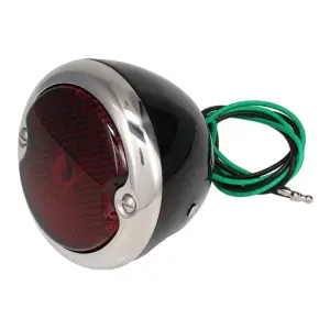 Tail Light Assembly - Black Housing - 12 Volt - LH - 48-52 Ford F1 F2 - Image 2 of 5