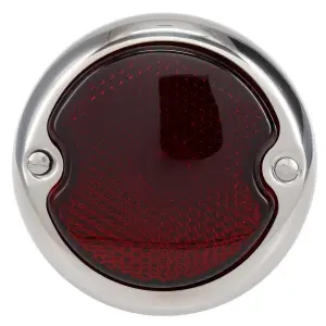 Tail Light Assembly - Stainless Housing - 12 Volt - LH - 48-52 Ford F1 F2 - Image 1 of 7