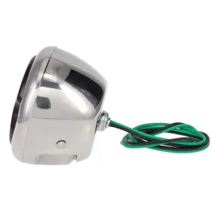 Tail Light Assembly - Stainless Housing - 12 Volt - LH - 48-52 Ford F1 F2 - Image 3 of 7