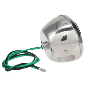 Tail Light Assembly - Stainless Housing - 12 Volt - LH - 48-52 Ford F1 F2 - Image 5 of 7