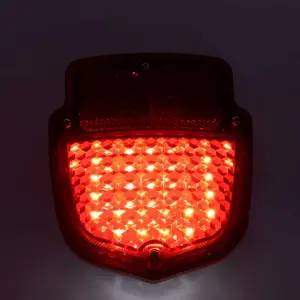 Tail Light Assembly - LED - Black Housing - LH - 55-66 Ford F100 F250 Flareside Truck - Image 2 of 7