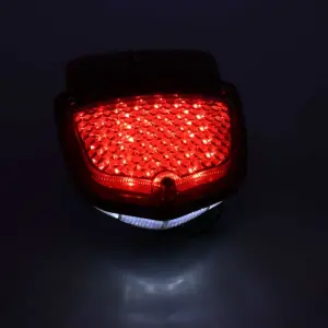 Tail Light Assembly - LED - Black Housing - LH - 55-66 Ford F100 F250 Flareside Truck - Image 3 of 7