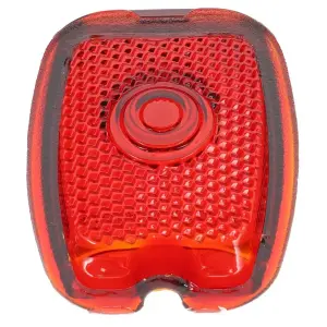 Tail Light Lens - Red Glass - 47-53 Chevy GMC Truck - Image 4 of 6