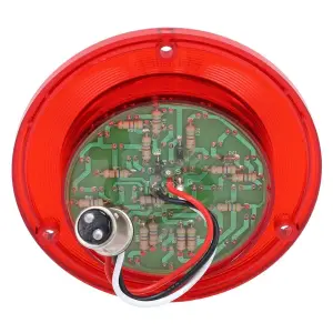 Tail Light Lens - Red - 41 Red LED - 58-59 Chevy GMC Fleetside Truck - Image 4 of 6
