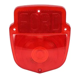 Tail Light Lens - with "FORD" Logo - 61-66 F100 F250 Flareside Truck - Image 1 of 6