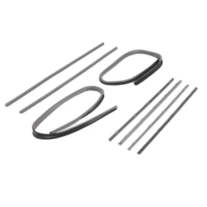 Front Door Window Channel Kit - Chrome Bead Felts - 67-72 Chevy GMC CK Suburban - Image 6 of 6