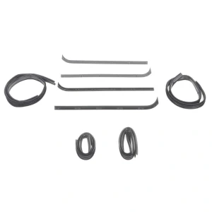 Front Door Window Channel Kit - 8pcs - 73-79 Ford Pickup 78-79 Bronco - Image 1 of 6