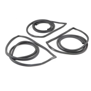 Door Weatherstrip Seals - 3pcs Front and Rear - Glue On - 67-72 Chevy GMC CK Suburban - Image 1 of 6