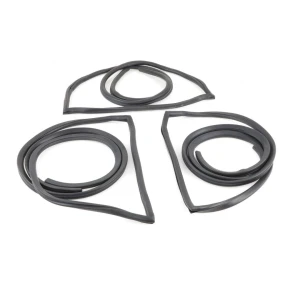 Door Weatherstrip Seals - 3pcs Front and Rear - Glue On - 67-72 Chevy GMC CK Suburban - Image 3 of 6
