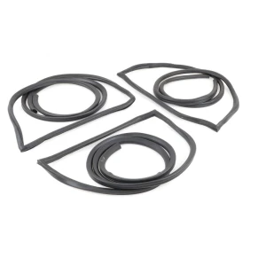 Door Weatherstrip Seals - 3pcs Front and Rear - Glue On - 67-72 Chevy GMC CK Suburban - Image 4 of 6