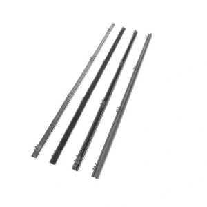 Rear Door Window Felt Kit - 4pcs - Chrome Bead Felts - 67-72 Chevy GMC CK Suburban - Image 5 of 6