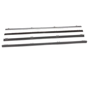 Rear Door Window Felt Kit - 4pcs - Chrome Bead Felts - 67-72 Chevy GMC CK Suburban - Image 6 of 6