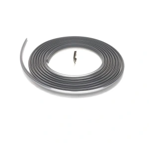 Quarter Window Gasket Lock Strip w Cap - Chrome - 73-91 Chevy GMC CK Suburban - Image 3 of 6