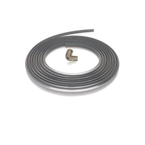 Quarter Window Gasket Lock Strip w Cap - Chrome - 73-91 Chevy GMC CK Suburban - Image 4 of 6