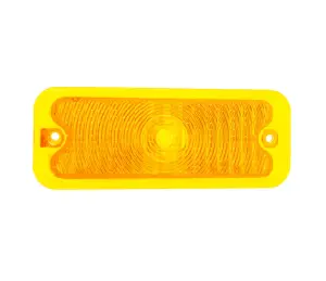 Park Lamp Lens - Amber - without trim - RH - 73-74 Chevy GMC C/K Pickup Truck Blazer Jimmy Suburban (non-diffused) - Image 1 of 3