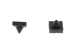 Lower Door Glass Stop Bumpers - Pair - 47-55 Chevy GMC Pickup Truck, Suburban - Image 2 of 2