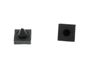 Lower Door Glass Stop Bumpers - Pair - 47-55 Chevy GMC Pickup Truck, Suburban - Image 1 of 2