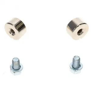 Tailgate Trunnions - Cad Plated with Bolts - Pair - 54-87 Chevy GMC Stepside Pickup Truck - Image 3 of 3