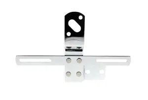 Tail Lamp Bracket - LH - with License Bracket - Chrome - 47-53 Chevy GMC Pickup Truck - Image 1 of 3