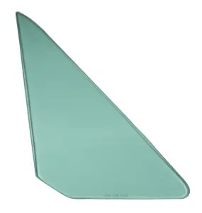 Vent Glass - Green Tint - RH - 68-72 Chevy II Nova; 71-72 Ventura - Image 1 of 3