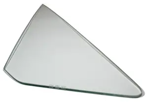 Vent Glass - Clear - LH - 64-65 GM A-Body; 66-67 Chevelle 2/4DR Sedan (Post) - Image 2 of 3