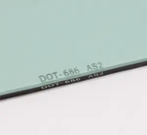 Vent Glass - Green Tint - LH - 64-65 GM A-Body; 66-67 Chevelle 2/4DR Sedan (Post) - Image 3 of 3