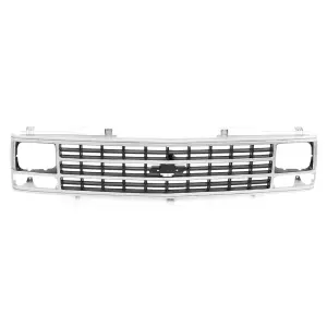 Grille Shell - Argent Silver - Single Headlight - 88-93 Chevy CK Pickup SUV - Image 1 of 4