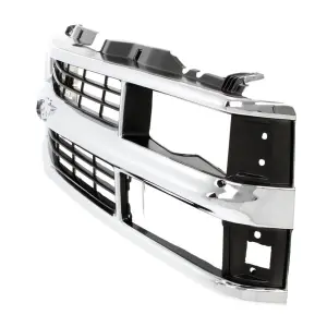 Grille Shell - Chrome Gray - Composite Headlight - 94-98 Chevy CK Pickup SUV - Image 2 of 4