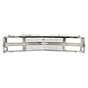 Grille Shell - Chrome - Composite Headlight - 94-98 Chevy CK Pickup SUV - Image 3 of 4