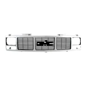 Grille Shell - Argent Silver - Single Headlight - 88-93 GMC CK Pickup Suburban - Image 1 of 4