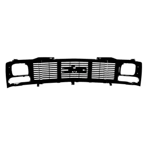 Grille Shell - Argent Silver - Single Headlight - 88-93 GMC CK Pickup Suburban - Image 3 of 4
