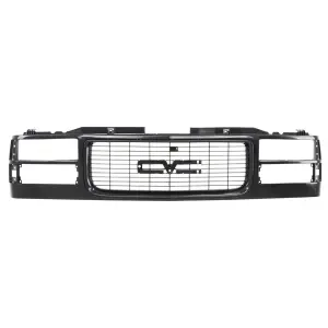 Grille Shell - Black - Dual Headlight - 94-98 GMC CK Pickup SUV - Image 1 of 4