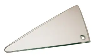 Vent Glass - Clear - RH - 66-67 GM A-Body Coupe & Convertible - Image 2 of 3