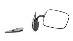 Outside Door Mirror - Black Below Eyeline - RH - 88-98 Chevy GMC C/K Pickup Truck SUV - Image 3 of 3