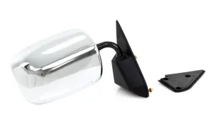 Outside Door Mirror - Chrome Below Eyeline - RH - 88-98 Chevy GMC C/K Pickup Truck SUV - Image 1 of 3