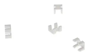 Steering Column Mesh to Shift Tube Supports - Set of 4 - 68-70 Dodge Plymouth A & B Body - Image 2 of 3