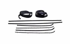Front Door Window Channel Kit - 8Pcs - 64-66 Chevy GMC C/K Pickup Suburban - Image 1 of 3